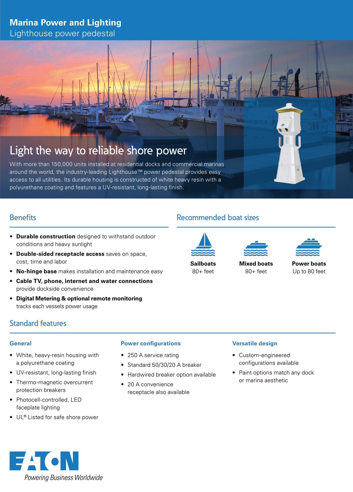 EATON-Pedastal-Lighthouse Eaton Power Pedestal