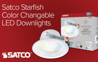 Satco-Starfish-Color-LED-Downlights
