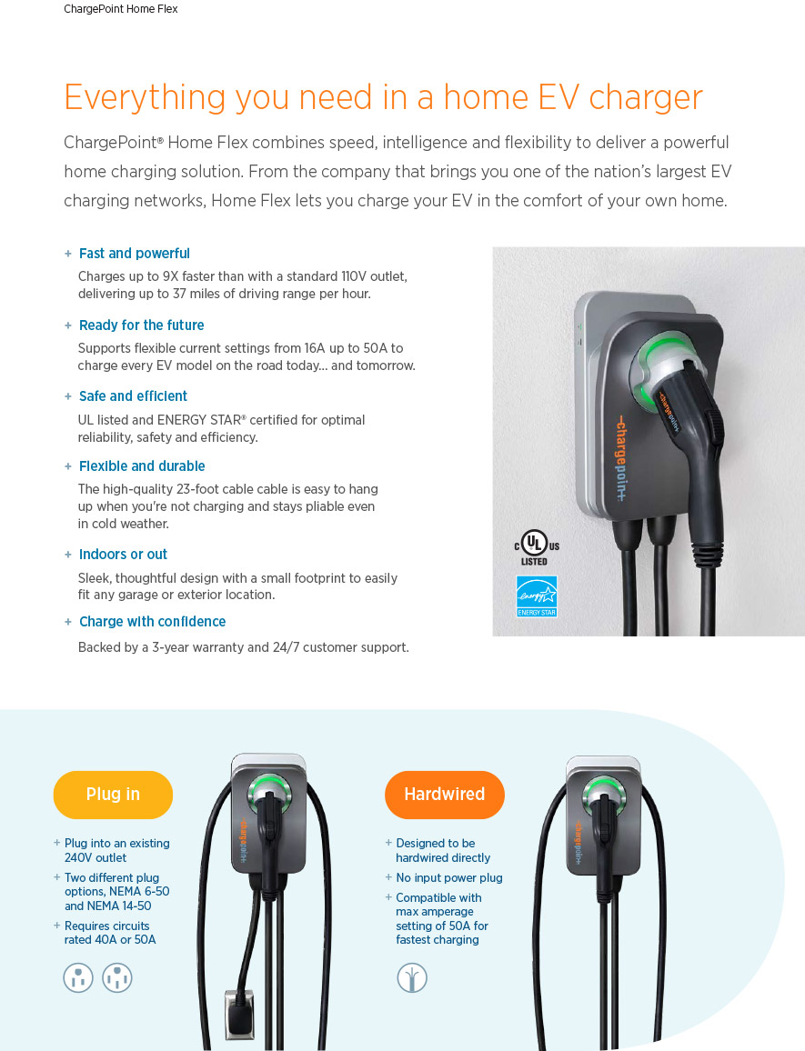 ChargePoint Home Flex EV Charger